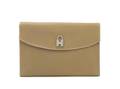 An Hermes Tan Leather Mini Portfolio