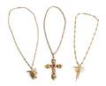 A Group of Three Goldtone Necklaces