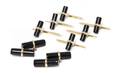 A 14 Karat Yellow Gold and Onyx Dress Set