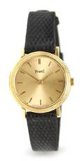 An 18 Karat Yellow Gold Wristwatch Piaget