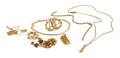 A Group of Yellow Gold Jewelry