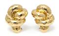 A Pair of 18 Karat Yellow Gold Earclips Henry Dunay