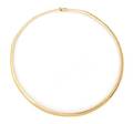A 14 Karat Yellow Gold Omega Necklace