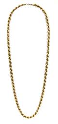 A 14 Karat Yellow Gold Rope Chain