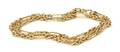 A 14 Karat Yellow Gold Fancy Link Necklace UnoaErre