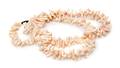 A Single Strand Graduated Angelskin Coral Necklace