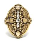 A Victorian Yellow Gold Mourning Brooch