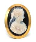 A Victorian Yellow Gold and Hardstone Cameo Brooch
