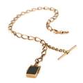 A Victorian 14 Karat Rose Gold Chain Fob