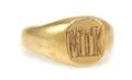 A 14 Karat Yellow Gold Signet Ring