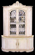 483 Italian Provincial Style 2 Door Bookcase