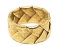 A 22 Karat Yellow Gold Handmade Woven Ring