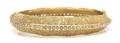 A 20 Karat Yellow Gold and Diamond Bracelet