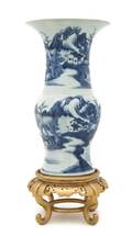 A Chinese Porcelain Yen Yen Vase