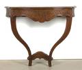 A French Provincial Style Walnut Console Table