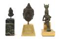 A Group of Three Bronze Articles