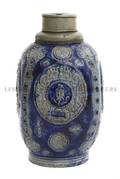 A German Ceramic Stoneware Flask