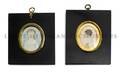A Collection of Two Miniature Portraits