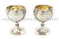 A Pair of American Sterling Silver Aesthetic Movement Goblets Gorham