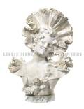 A Continental Art Nouveau Style Alabaster Bust