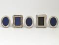 GROUP OF FIVE CONTINENTAL SILVER PHOTOGRAPH FRAMES
