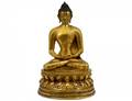 GILT BRONZE FIGURE OF AMITAYUS BUDDHA