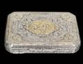 CONTINENTAL SILVER SNUFF BOX