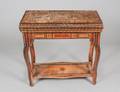MOTHEROFPEARL INLAID GAME TABLE