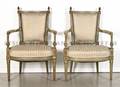 A Pair of Louis XV Style Fauteuils