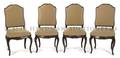 A Set of Four French Provincial Style Side Chairs