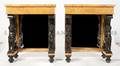 A Pair of Biedermeier Style Console Tables Baker