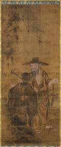 A Chinese Ink on Silk Painting