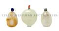 A Group of Three Celadon Jade Snuff Bottles