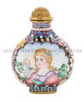 An Enameled EuropeanSubject Snuff Bottle