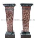 A Pair of Marble Veneered Columns