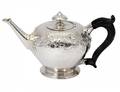 GEORGE III STERLING SILVER TEA POT