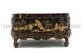 A Chinese Export Lacquered Jardiniere