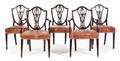 A Set of Ten George III Mahogany Chairs