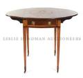 A George III Inlaid Mahogany Pembroke Table
