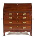 A Georgian Mahogany SlantFront Bureau