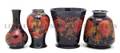 A Collection of Four Moorcroft Vases