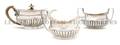 An English Silver Three Piece Tea Set Samuel Hennell