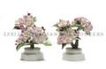 A Pair of Royal Worcester Dorothy Doughty Apple Blossoms