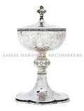 An English Silver Ciborium F Osborne  Co Ltd
