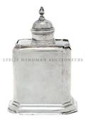 An English George II Style Silver Tea Caddy Lionel Alfred Crichton
