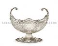 An English Silver Basket Mappin  Webb