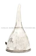 An English Silver Wine Funnel