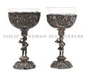 A Pair of German Silver Goblets