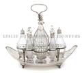 A Silver Cruet Set Robert Hennel