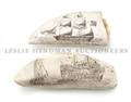 Two Scrimshaw Whales Teeth